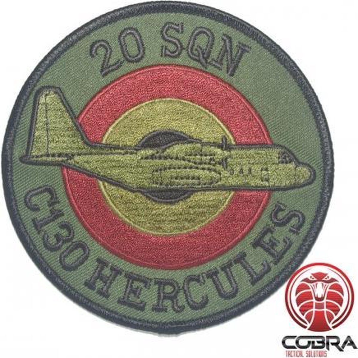 Belgian Air Force 20 SQN C130 Hercules aviation geborduurde patch | Strijkpatches | Military Airsoft